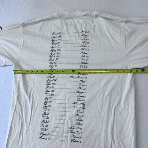 Gracie Abrams Good Riddance Tour Long Sleeve Shirt Size L Off White Tour Dates - Picture 11 of 12